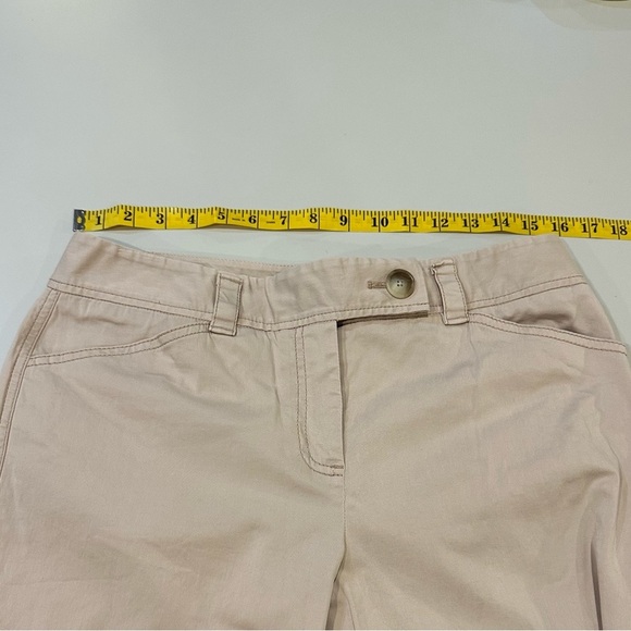 Ann Taylor Stylish Tan Wide-Leg Pants Size 8 - Picture 5 of 6